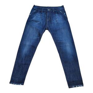 NEW LEVIS SZ 27 -Waist 32" RARE SAMPLE GARMENT Pleat High rise Distressed Jeans